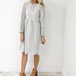 Roolee: white lace dress